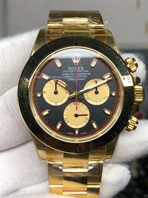 rolex daytona yellow face replica|rolex daytona real or fake.